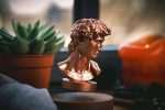 Levitating Bust of David - Greencade