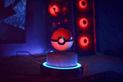 Levitating Pokeball - Greencade