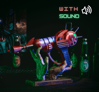 Ray Gun Replica LED Legendary Scarred with Sound raygun prop cod raygun Call of duty Props Replica Cosplay - Greencade
