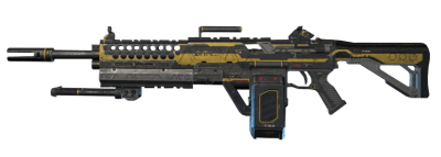 Devotion LMg apex legends 3d printed replica