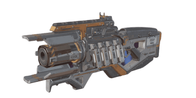 Charge Rifle apex legends 3d printed replica by greendcaade from apex legends