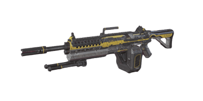 Devotion LMg apex legends 3d printed replica