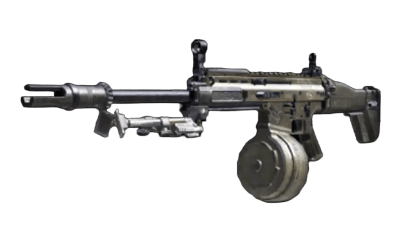 HAMR Light Machine Gun 3D printed replica from Call of duty