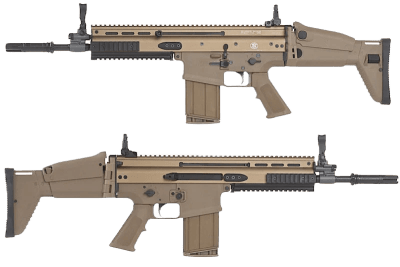 SCAR-H 3D printed replica from Call of Duty - Greencade