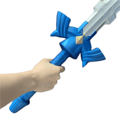 Master Sword – The Legend of Zelda 3D printed replica handmade