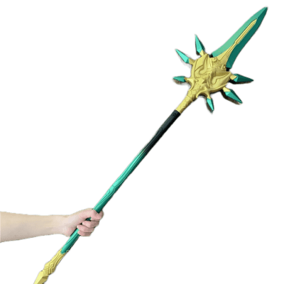 Primordial Jade Winged-Spear Staff – Genshin Impact 3D Printed replica