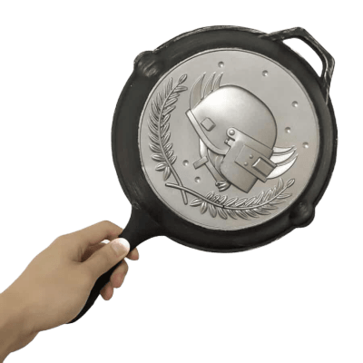 PUBG Pan – Silver Plate Skin 3D printed replica