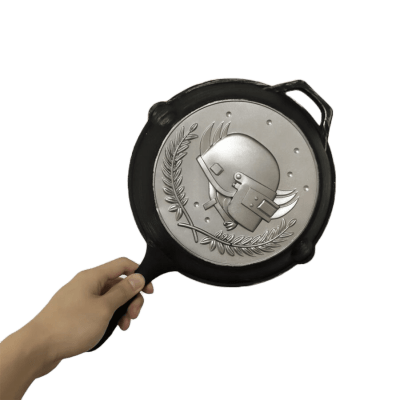 PUBG Pan – Silver Plate Skin 3D printed replica