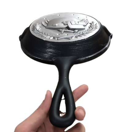 PUBG Pan – Silver Plate Skin 3D printed replica