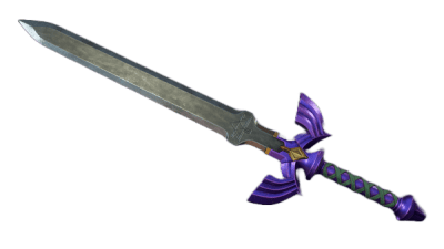 Master Sword 3D printed rewplica from The legend of zelda