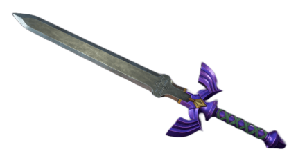 Master Sword 3D printed rewplica from The legend of zelda