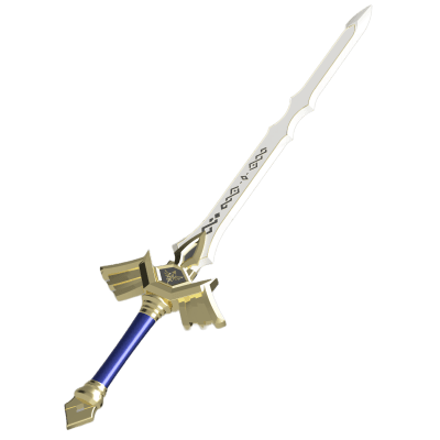 Royal Broadsword 3d printed replica from the legend of zelda