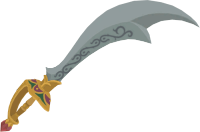 Moonlight Scimitar 3d printed replica from the legend of zelda