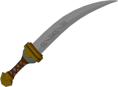 Gerudo Scimitar 3d printed replica from the legend of zelda