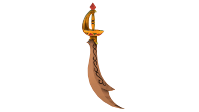 Scimitar of the Seven 3d printed replica from the legend of zelda