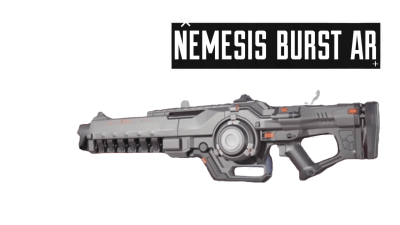 Nemesis Burst AR apex legends 4d printed replica