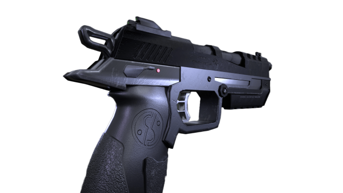 Call of Duty B23R handgun replica 3D printed