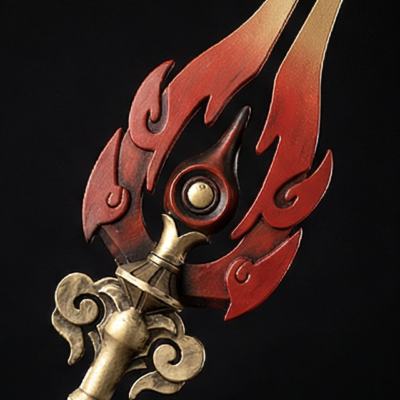 Staff of Homa – Genshin Impact Replica Prop greencade