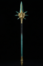 Primordial Jade Winged-Spear Staff – Genshin Impact Replica Prop Greencade