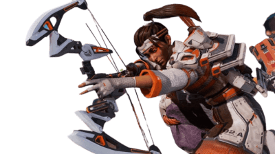 Bocek Compound Bow 3d printed replica frm apex legends by greencade