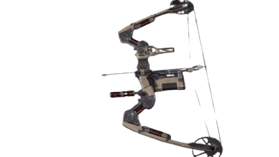 Bocek Compound Bow 3d printed replica frm apex legends by greencade