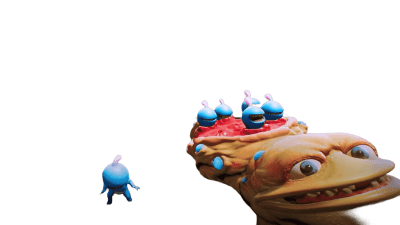 Creature from High on Life 3d printed replica