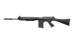 FAL 3D pirnted replica from Call of Duty by greencade