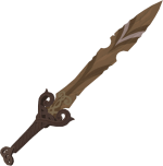 Forest Dweller's Sword 3d printed replica from the legend of zelda- greencade