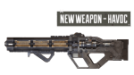 Havoc Rifle 3d printed replica from apex legends