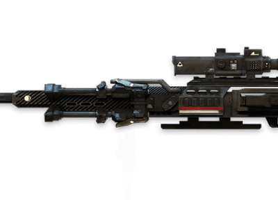 Kraber .50-Cal Sniper 3d printed replica from apex legends by greencade