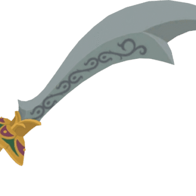 Moonlight Scimitar 3d printed replica from the legend of zelda