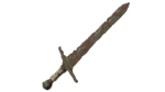 Rusty Broadsword 3d prited replica from the l;egend of zelda