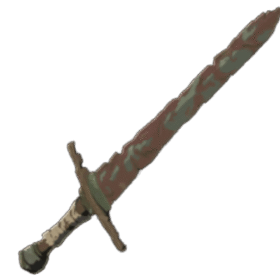 Rusty Broadsword 3d prited replica from the l;egend of zelda