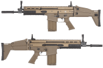 SCAR-H 3D printed replica from Call of Duty - Greencade