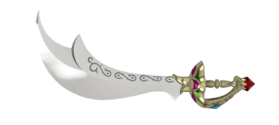 Scimitar of the Seven 3d printed replica from the legend of zelda