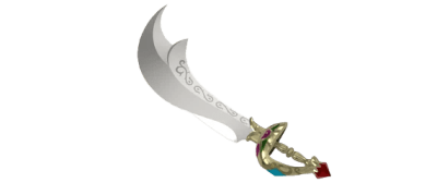 Scimitar of the Seven 3d printed replica from the legend of zelda