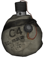 Semtex bomb 3d printed replica from call of duty
