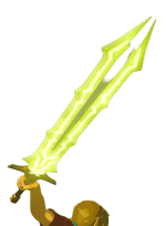 Thunderblade 3d printed replica from the legend of zelda