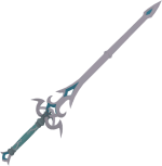 Zora Sword from the legend of zelda 3d printed replica - greencade