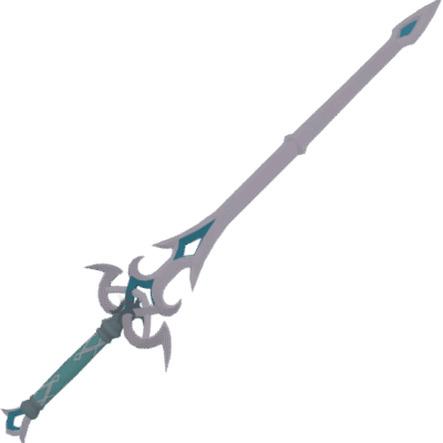 Zora Sword from the legend of zelda 3d printed replica - greencade