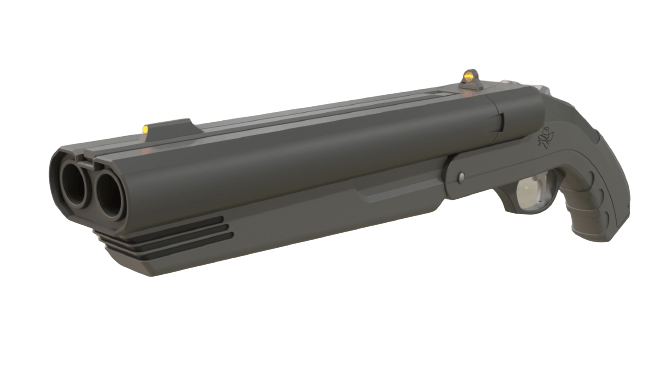 Shorty shotgun valorant replica 3d printed by greencade