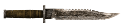 Combat knife 3d printed replica by greencade from fallout