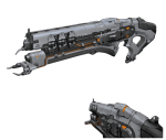 Lightning Gun from Doom3d printed replica prop