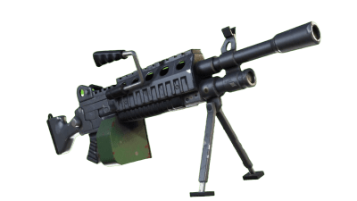 fortnite Light Machine Gun 3d printed replica by greencade