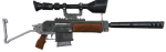fortnite Semi-Auto Sniper Rifle 3 printed replica by greencade