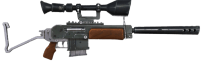 fortnite Semi-Auto Sniper Rifle 3 printed replica by greencade