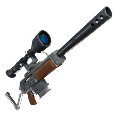 fortnite Semi-Auto Sniper Rifle 3 printed replica by greencade