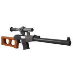 Automatic Sniper Rifle 3d printed replica by greencade