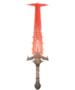 Crucible 3d printed replica prop from Doom eternal