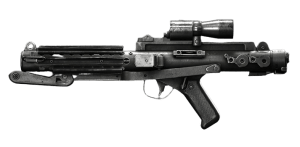 E-11 blaster rifle 3d printed replica from star wars